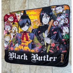 Black Butler II Blanket Anime Official 46x57 Graphic Blanket Lap Throw Manga